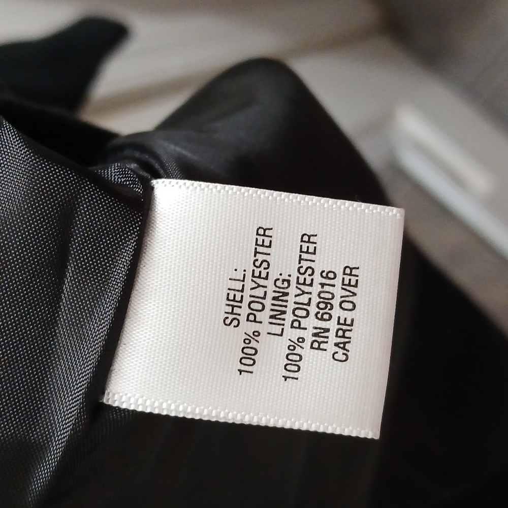 Black Suede Jacket size 16 - Picture 9 of 10